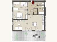 Grundriss - Penthouse Graz