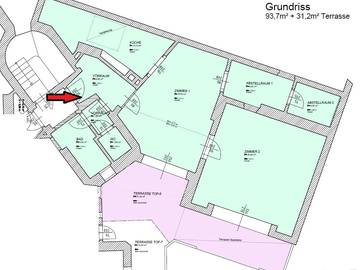 Grundriss - Penthouse Graz